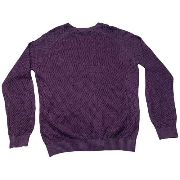 Burgundy Massimo Dutti Knitted Sweater (L) - Picture 2 of 8